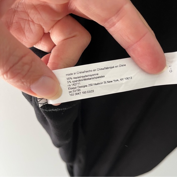 Eloquii Black High Neck Bodysuit 22 - Picture 3 of 7